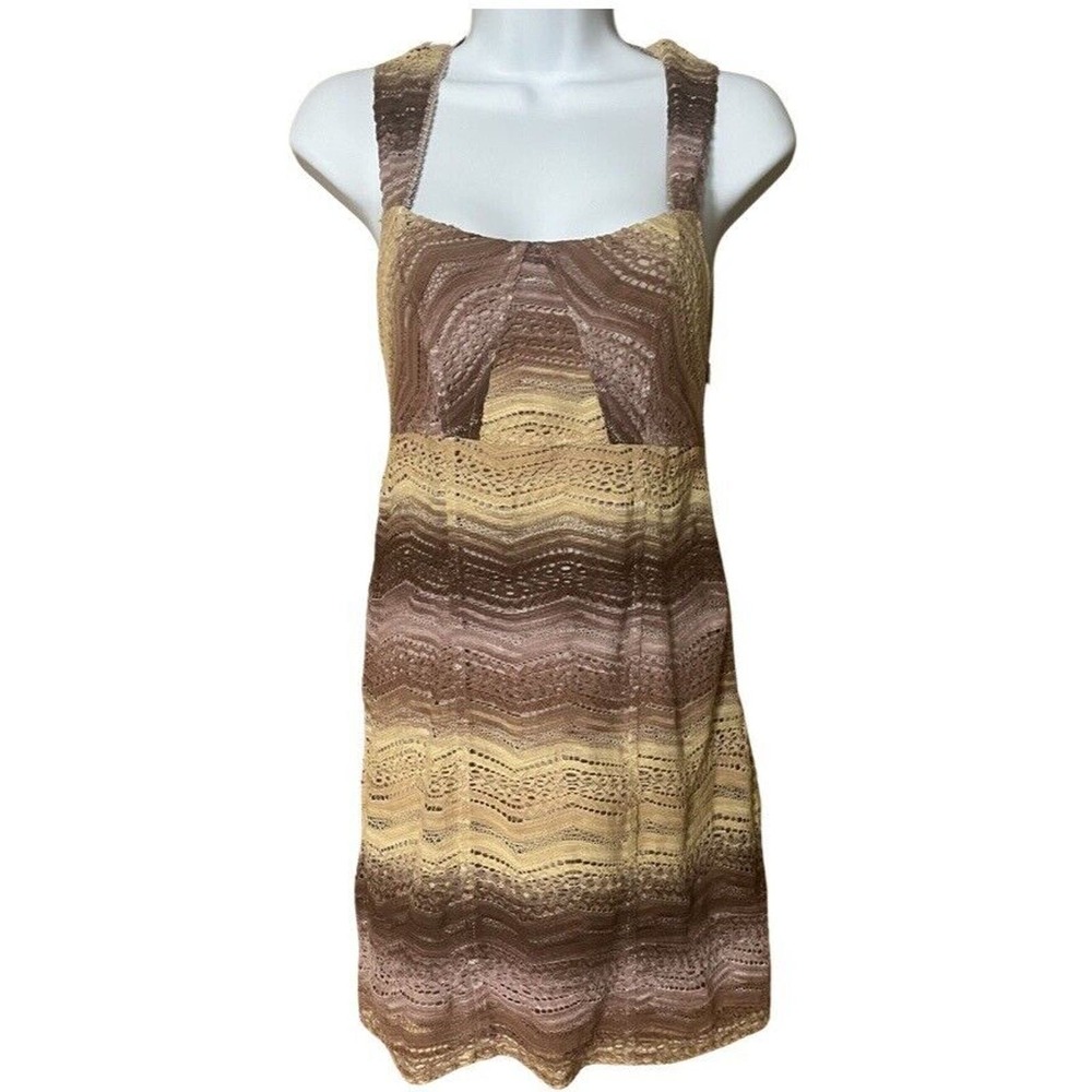 Free People Womens Dress All You Ever Wanted Ombre Boho Festival Bodycon‎ Size 2